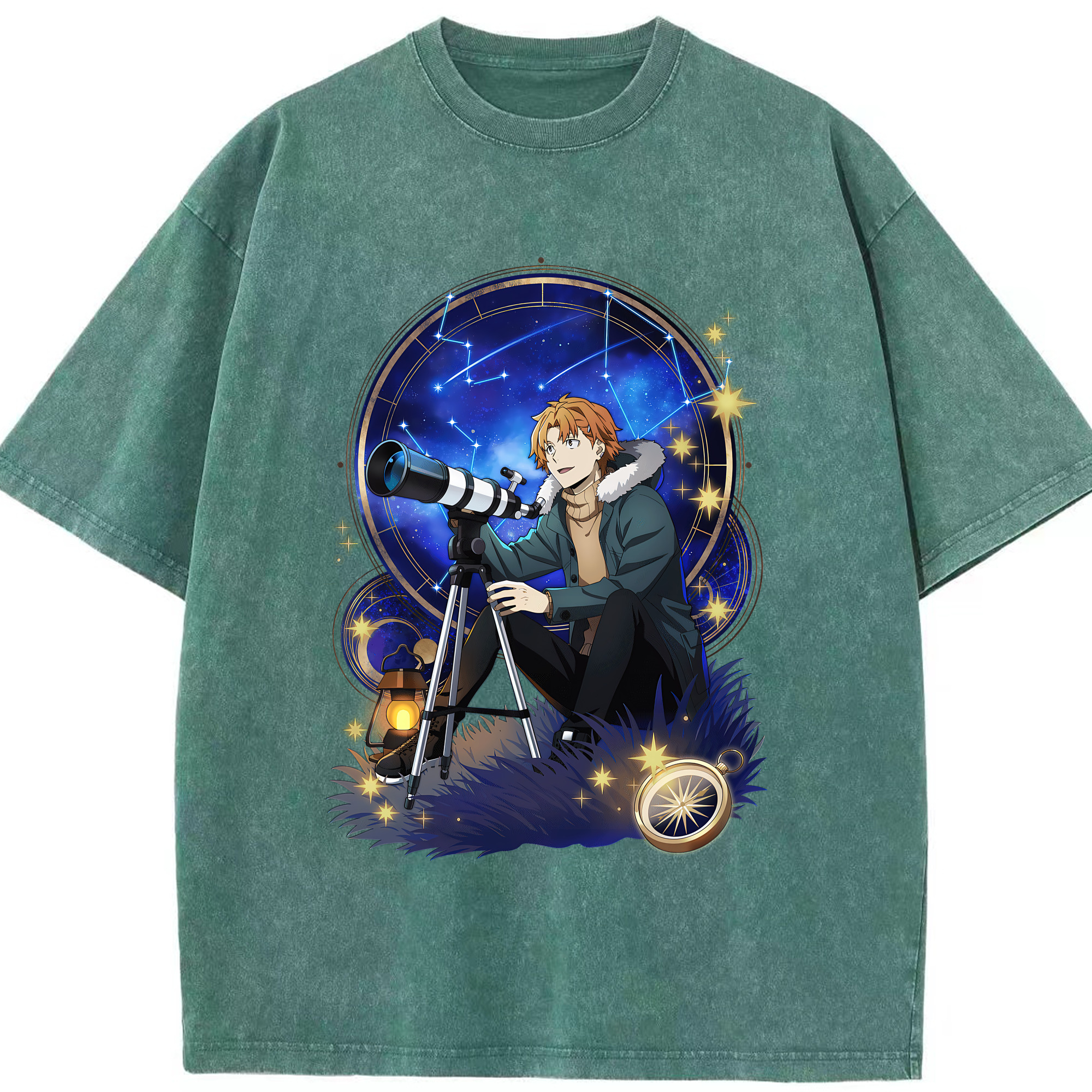 （画像用） 文豪ストレイドッグス Bungo Stray Dogs 綿100% ヴィンテージ風 半袖Tシャツ（フロントプリント）